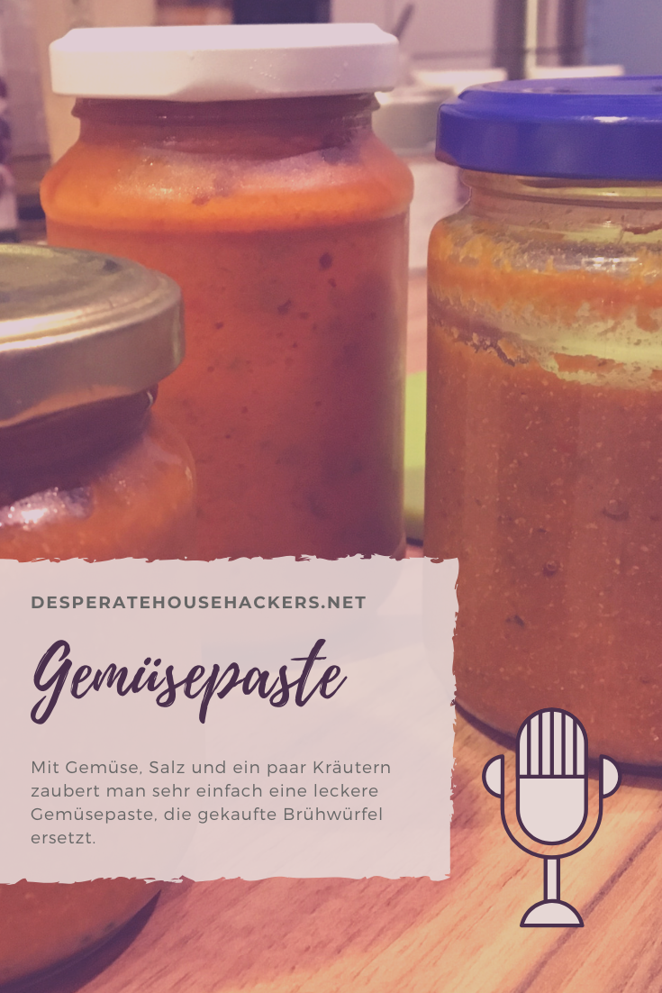 Gemüsepaste als Ersatz für Brühwürfel